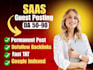 publish saas guest post backlink on high da site