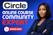 setup circle so online course circle so online community setup circle so website