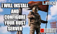 build and customize a complete rust server with plugins, mods and gameplay setup