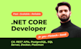 build rest apis with dot net core sql server or postgresql
