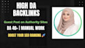 provide guest post backlinks on high da sites
