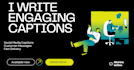 write engaging captions, messages and customer replies