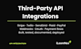 integrate stripe twilio quickbooks or any third party API into your backend