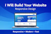 develop a responsive frontend website