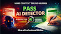 humanize ai generated content to sound natural and human written