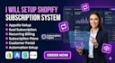 setup shopify seal subscription kaching loop subi appstle subscription website