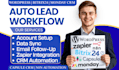 setup wordpress lead automation bitrix24 capsule crm monday com n8n integration