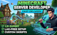be your professional minecraft server developer and plugin expert
