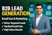 do b2b lead generation any industry, linkedin lead gen