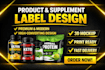 do product label design and supplement label design
