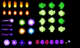 create pixel art vfx, spell effect, magic animation, skill sprite, 2d game asset