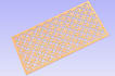 cnc geometric wall art dxf for wood cutting