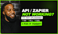 fix your API, zapier, or CRM integration issues