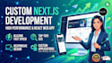 develop a custom nextjs saas web application