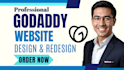 develop godaddy website godaddy redesign godaddy ecommerce seo as godaddy expert