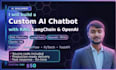 build custom ai chatbot with rag and langchain