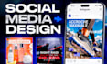 design premium quality social media posts, ads and banners