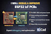 fix, debug and improve esp32 iot pcb design using kicad