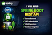 develop secure spring boot rest API with jwt authentication