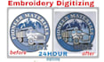 do embriodery digitizing chenille applique sequin patch design dst pes jef emb