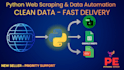 scrape ecommerce websites and extract data using python