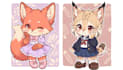 draw cute furry art, chibi fursona