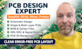 design schematic and pcb design in easyeda kicad altium, pcb layout for errors