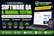do professional software QA manual testing and bug reporting