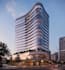 3d render high rise, skyscraper and commercial buildings