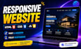 html CSS js website responsive website design