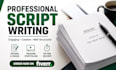 write creative content and engaging youtube video scripts