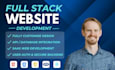 do full stack web application, custom website development as software developer