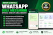 create whatsapp bulk dm and messaging system, waba