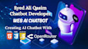 build custom ai chatbot with HTML CSS javascript and API integration