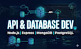 develop scalable backend apis, database and integration with the frontend