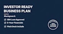 write an investor ready business plan and financial plan for startups