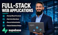 build a web application with supabase backend