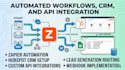 setup optimize zapier zaps  webhook api task crm automation pipeline routing
