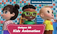 create 3d cartoon animation