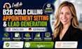 do b2b cold calling appointment setting and lead generation english german