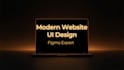 design a modern website UI UX in figma