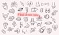 create custom hand drawn icons in doodle sketch style
