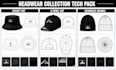 create cap tech pack, truckers and hat tech pack for headwear and manufacturing