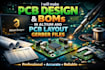 make pcb design and boms in altium and pcb layout gerber files