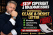 write refund demand letter dispute chargeback debt recovery letter as us lawyer