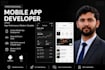 develop a professional flutter or react native mobile app for ios android