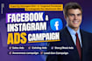 setup and manage facebook ads, conversion with fb pixel and meta ads campaign