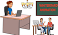 create whiteboard doddle animation