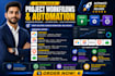 build project workflows airtable automation ,softr scoro, workfront, basecamp