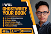 ghostwrite your fiction novel KDP ebook urban or mafia story